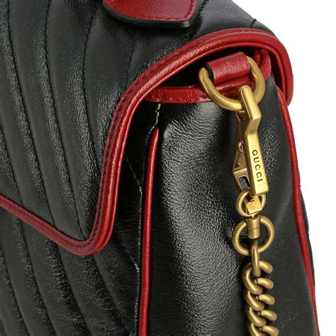 gucci tasche mit breitem schultergurt|gucci leather shoulder bag.